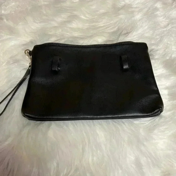 Aldo Black Handbag Zippered Travel Bag 100% Polyester Small - Picture 2 of 5